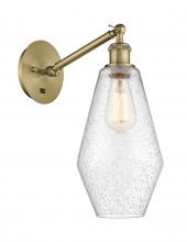 Innovations Lighting 317-1W-AB-G654-7 - Cindyrella - 1 Light - 7 inch - Antique Brass - Adjustable Sconce