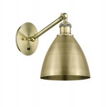 Innovations Lighting 317-1W-AB-MBD-75-AB - Bristol - 1 Light - 8 inch - Antique Brass - Adjustable Sconce
