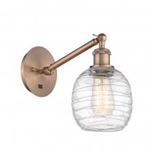 Innovations Lighting 317-1W-AC-G1013 - Belfast - 1 Light - 6 inch - Antique Copper - Adjustable Sconce