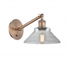 Innovations Lighting 317-1W-AC-G132 - Orwell - 1 Light - 8 inch - Antique Copper - Adjustable Sconce