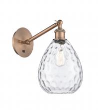 Innovations Lighting 317-1W-AC-G372 - Waverly - 1 Light - 8 inch - Antique Copper - Adjustable Sconce