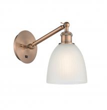 Innovations Lighting 317-1W-AC-G381 - Castile - 1 Light - 6 inch - Antique Copper - Adjustable Sconce