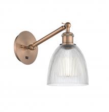 Innovations Lighting 317-1W-AC-G382 - Castile - 1 Light - 6 inch - Antique Copper - Adjustable Sconce