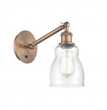 Innovations Lighting 317-1W-AC-G394 - Ellery - 1 Light - 5 inch - Antique Copper - Adjustable Sconce