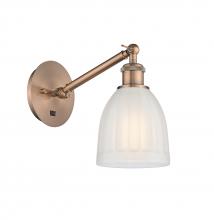 Innovations Lighting 317-1W-AC-G441 - Brookfield - 1 Light - 6 inch - Antique Copper - Adjustable Sconce