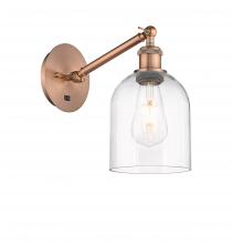 Innovations Lighting 317-1W-AC-G558-6CL - Bella - 1 Light - 6 inch - Antique Copper - Adjustable Sconce