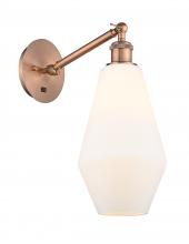 Innovations Lighting 317-1W-AC-G651-7 - Cindyrella - 1 Light - 7 inch - Antique Copper - Adjustable Sconce