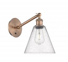 Innovations Lighting 317-1W-AC-GBC-84 - Berkshire - 1 Light - 8 inch - Antique Copper - Adjustable Sconce