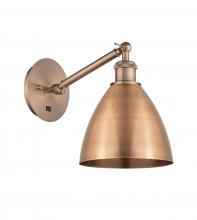 Innovations Lighting 317-1W-AC-MBD-75-AC - Bristol - 1 Light - 8 inch - Antique Copper - Adjustable Sconce