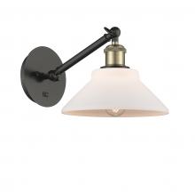 Innovations Lighting 317-1W-BAB-G131 - Orwell - 1 Light - 8 inch - Black Antique Brass - Adjustable Sconce