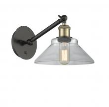 Innovations Lighting 317-1W-BAB-G132 - Orwell - 1 Light - 8 inch - Black Antique Brass - Adjustable Sconce