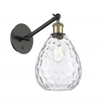 Innovations Lighting 317-1W-BAB-G372 - Waverly - 1 Light - 8 inch - Black Antique Brass - Adjustable Sconce