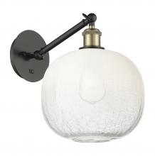Innovations Lighting 317-1W-BAB-G481-10OP - Brookhaven Sphere - 1 Light - 11 inch - Black Antique Brass - Sconce