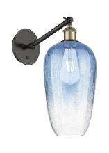 Innovations Lighting 317-1W-BAB-G484-7SB - Brookhaven Flute - 1 Light - 7 inch - Black Antique Brass - Sconce