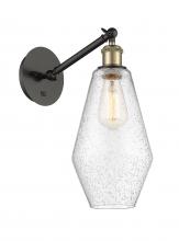 Innovations Lighting 317-1W-BAB-G654-7 - Cindyrella - 1 Light - 7 inch - Black Antique Brass - Adjustable Sconce