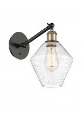 Innovations Lighting 317-1W-BAB-G654-8 - Cindyrella - 1 Light - 8 inch - Black Antique Brass - Adjustable Sconce
