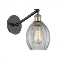 Innovations Lighting 317-1W-BAB-G82 - Eaton - 1 Light - 6 inch - Black Antique Brass - Adjustable Sconce