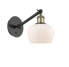 Innovations Lighting 317-1W-BAB-G91 - Fenton - 1 Light - 7 inch - Black Antique Brass - Adjustable Sconce
