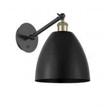 Innovations Lighting 317-1W-BAB-MBD-9-BK - Bristol - 1 Light - 9 inch - Black Antique Brass - Adjustable Sconce
