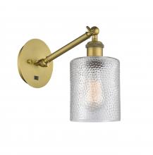 Innovations Lighting 317-1W-BB-G112 - Cobbleskill - 1 Light - 5 inch - Brushed Brass - Adjustable Sconce