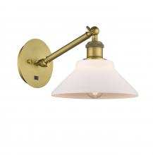 Innovations Lighting 317-1W-BB-G131 - Orwell - 1 Light - 8 inch - Brushed Brass - Adjustable Sconce