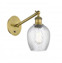 Innovations Lighting 317-1W-BB-G292 - Salina - 1 Light - 6 inch - Brushed Brass - Adjustable Sconce