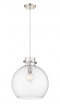 Innovations Lighting 410-1PM-PN-G410-14CL - Newton Sphere - 1 Light - 14 inch - Polished Nickel - Cord hung - Pendant
