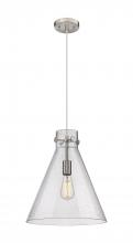Innovations Lighting 410-1PM-SN-G411-14SDY - Newton Cone - 1 Light - 14 inch - Satin Nickel - Cord hung - Pendant