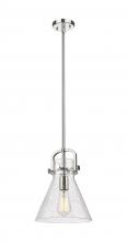 Innovations Lighting 410-1SM-PN-G411-10SDY - Newton Cone - 1 Light - 10 inch - Polished Nickel - Mini Pendant