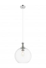 Innovations Lighting 415-1P-PN-G122-12 - Astor - 1 Light - 12 inch - Polished Nickel - Cord hung - Mini Pendant