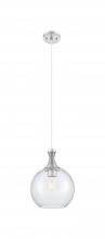 Innovations Lighting 415-1P-SN-G124-10 - Astor - 1 Light - 10 inch - Brushed Satin Nickel - Cord hung - Mini Pendant