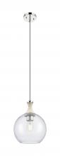 Innovations Lighting 415-1SR-PN-G124-10 - Astor - 1 Light - 10 inch - Polished Nickel - Mini Pendant