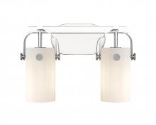 Innovations Lighting 423-2W-PC-G423-7WH - Pilaster - 2 Light - 15 inch - Polished Chrome - Bath Vanity Light