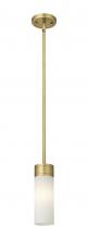 Innovations Lighting 429-1S-BB-G429-8WH - Empire - 1 Light - 3 inch - Brushed Brass - Pendant