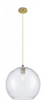 Innovations Lighting 434-1P-BB-G124-12 - Crown Point - 1 Light - 12 inch - Brushed Brass - Pendant
