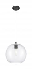 Innovations Lighting 434-1P-BK-G122-10 - Crown Point - 1 Light - 10 inch - Matte Black - Pendant