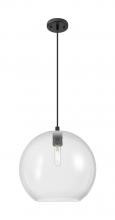 Innovations Lighting 434-1P-BK-G122-12 - Crown Point - 1 Light - 12 inch - Matte Black - Pendant