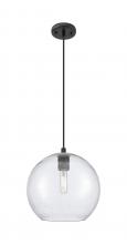 Innovations Lighting 434-1P-BK-G124-10 - Crown Point - 1 Light - 10 inch - Matte Black - Pendant