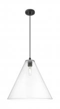 Innovations Lighting 434-1P-BK-GBC-162 - Crown Point - 1 Light - 16 inch - Matte Black - Pendant