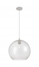 Innovations Lighting 434-1P-SN-G124-12 - Crown Point - 1 Light - 12 inch - Satin Nickel - Pendant