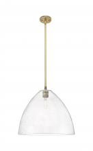 Innovations Lighting 434-1S-BB-GBD-164 - Crown Point - 1 Light - 16 inch - Brushed Brass - Pendant
