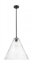 Innovations Lighting 434-1S-BK-GBC-164 - Crown Point - 1 Light - 16 inch - Matte Black - Pendant