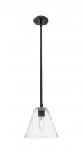 Innovations Lighting 434-1S-BK-GBC-84 - Crown Point - 1 Light - 8 inch - Matte Black - Pendant