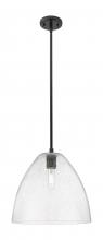 Innovations Lighting 434-1S-BK-GBD-124 - Crown Point - 1 Light - 12 inch - Matte Black - Pendant