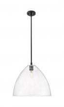 Innovations Lighting 434-1S-BK-GBD-164 - Crown Point - 1 Light - 16 inch - Matte Black - Pendant