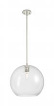 Innovations Lighting 434-1S-PN-G122-12 - Crown Point - 1 Light - 12 inch - Polished Nickel - Pendant