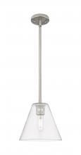 Innovations Lighting 434-1S-SN-GBC-82 - Crown Point - 1 Light - 8 inch - Satin Nickel - Pendant
