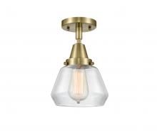 Innovations Lighting 447-1C-AB-G172 - Fulton - 1 Light - 7 inch - Antique Brass - Semi-Flush Mount