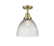 Innovations Lighting 447-1C-AB-G222 - Seneca Falls - 1 Light - 10 inch - Antique Brass - Semi-Flush Mount