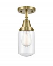 Innovations Lighting 447-1C-AB-G312 - Dover - 1 Light - 5 inch - Antique Brass - Semi-Flush Mount